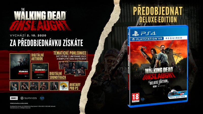 PS4 - The Walking Dead: Onslaught VR Deluxe Ed. - obrázek č. 2