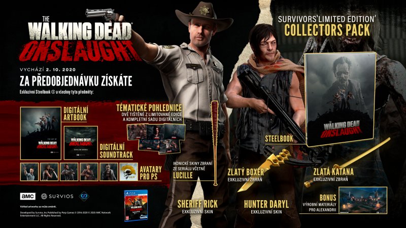 PS4 - The Walking Dead: Onslaught VR Survivors Ed. - obrázek č. 4