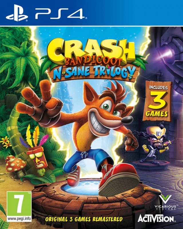 PS4 - Crash Bandicoot N.Sane Trilogy - obrázek produktu