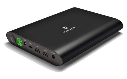 VIKING Notebook powerbank Smartech II QC3.0 40000mAh, Černá - obrázek produktu