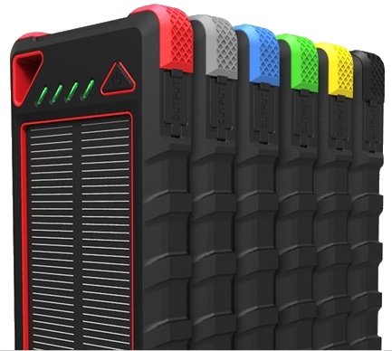 VIKING Solární Outdoor powerbank AKULA II 16000mAh, Červená - obrázek produktu