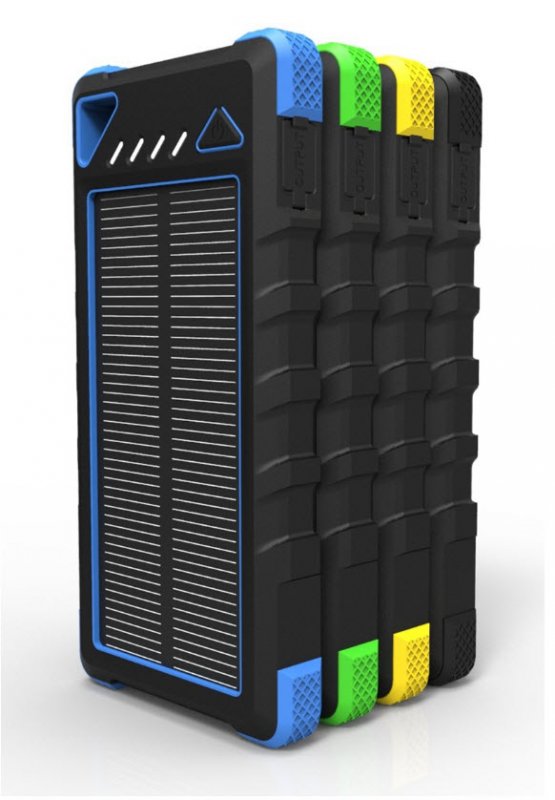 VIKING Solární Outdoor powerbank AKULA II 16000mAh, Červená - obrázek č. 2