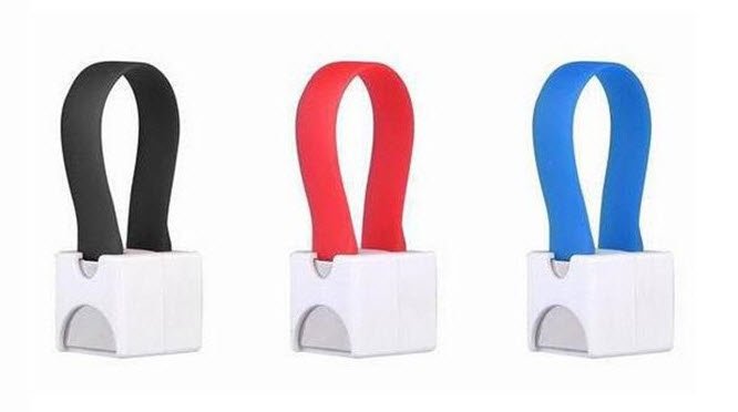 Univerzální nabíječka micro USB drobné elektroniky na tužkové baterie AA, Modrá - obrázek produktu