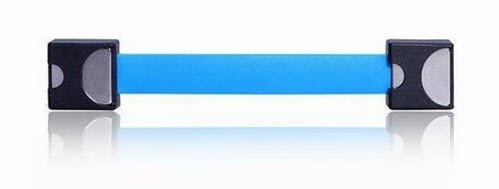 Univerzální nabíječka micro USB drobné elektroniky na tužkové baterie AA, Modrá - obrázek č. 2