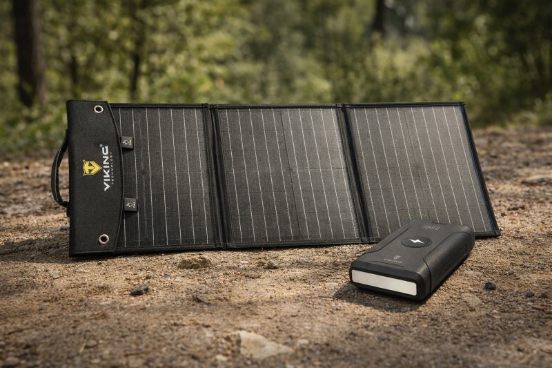 Set powerbanka Viking VIDAR II a solární panel Viking L60 PD - obrázek č. 1