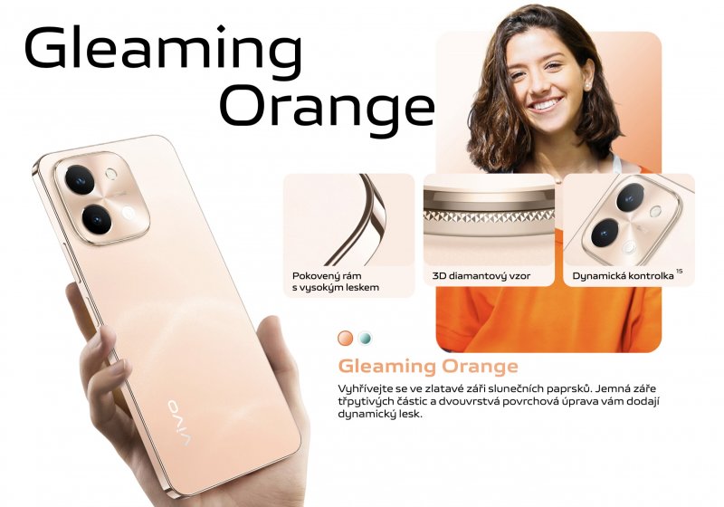 VIVO Y28 4G/ 4GB/ 128GB/ Gleaming Orange - obrázek č. 1