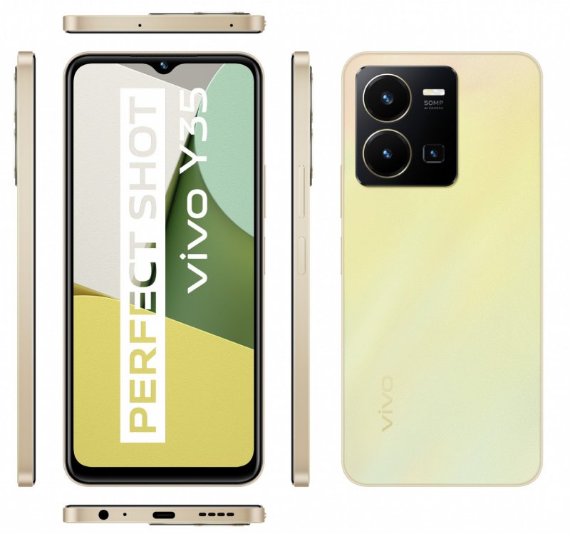 VIVO Y35/ 8GB/ 256GB/ Dawn Gold - obrázek produktu