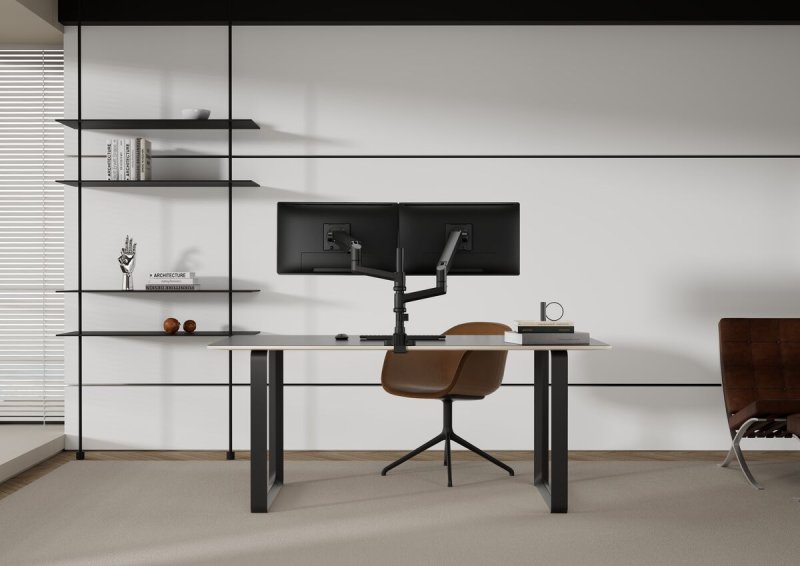 Vogel´s stolní rameno na 2x PC monitor M3032, 20kg, 3 klouby - obrázek č. 4