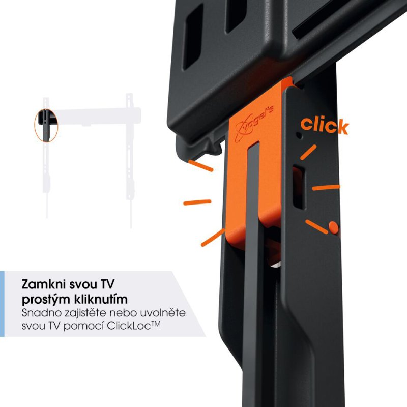 Vogel`s TVM 3413, TV držák s náklonem pro obrazovky 32-65", 25 kg - obrázek č. 2
