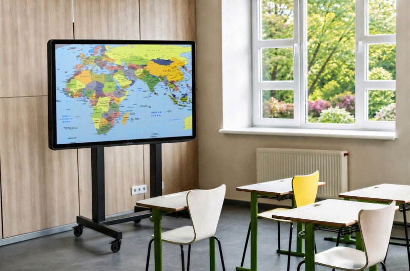 Vogel`s TL 1500 pojízdný podlahový lift pro TV 43-98", 120kg, střed TV 1091-1741mm, VESA max 800x600 - obrázek č. 3