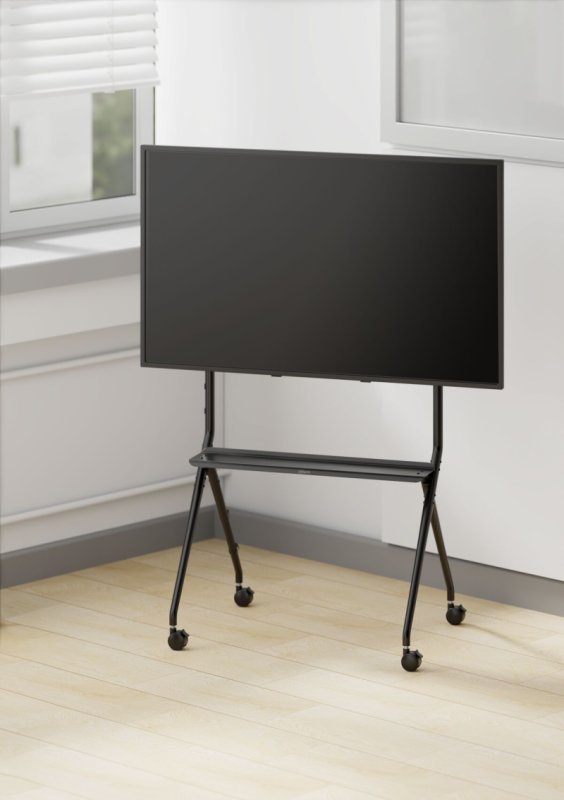 Vogel`s ESSENTIAL T1011 pojízdný stojan pro TV 50-86", 80 kg, 141 cm, černý - obrázek č. 6