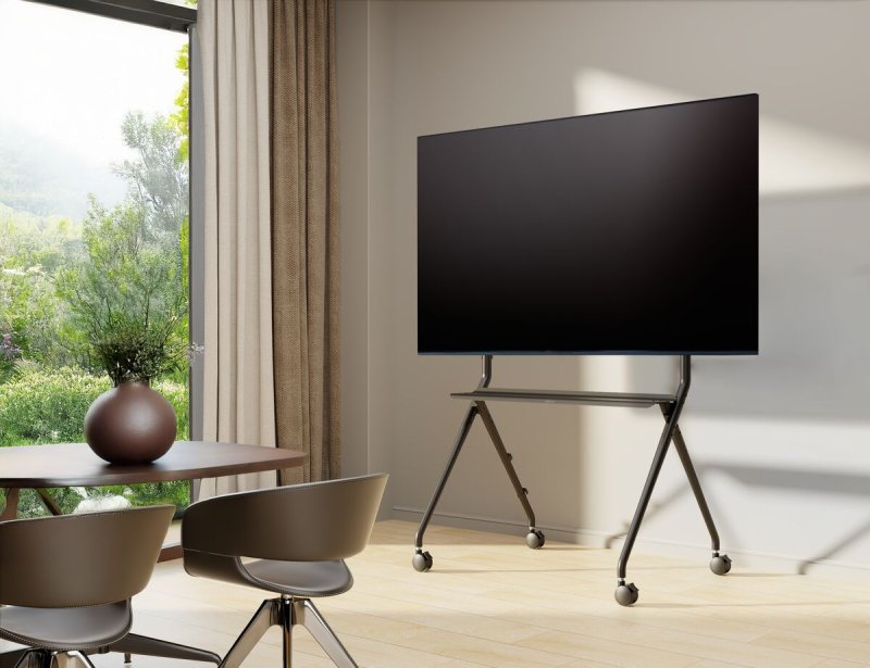 Vogel`s ESSENTIAL T1011 pojízdný stojan pro TV 50-86", 80 kg, 141 cm, černý - obrázek č. 7