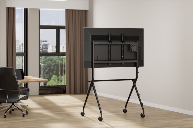 Vogel`s ESSENTIAL T1011 pojízdný stojan pro TV 50-86", 80 kg, 141 cm, černý - obrázek č. 8