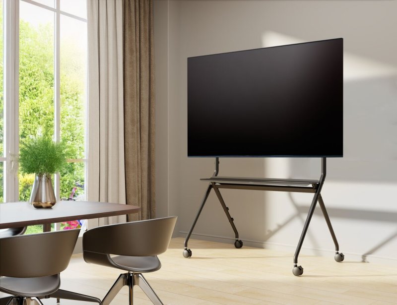 Vogel`s ESSENTIAL T1021 pojízdný stojan pro TV 65-98", 120 kg, výška 154 cm, černý - obrázek č. 8