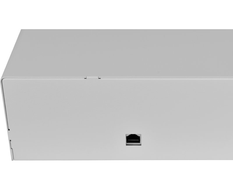 Pokladní zásuvka C430C - s kabelem, kovové držáky, nerez panel, 9-24V, bílá - obrázek č. 1