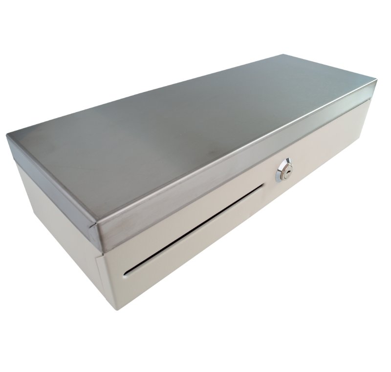 Pokladní zásuvka flip-top FT-460C3 - s kab, bílá - obrázek produktu