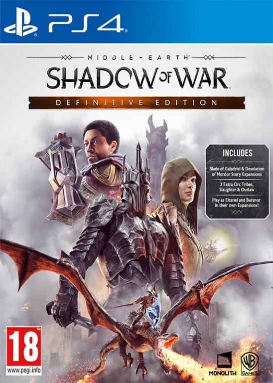 PS4 - Middle-earth: Shadow of War Definitive Edition - obrázek produktu