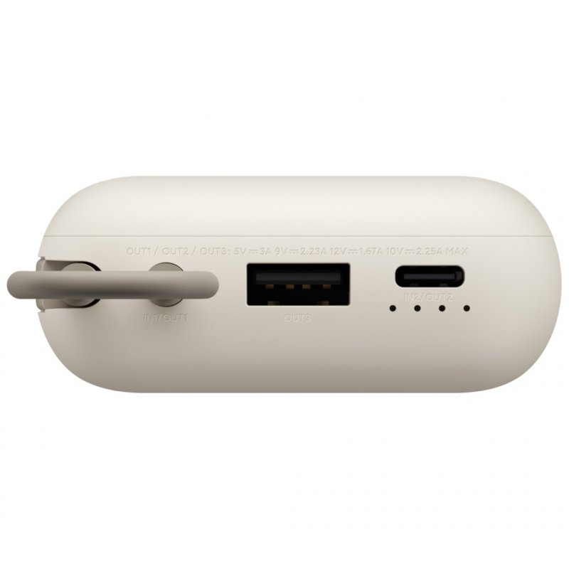 Xiaomi Power Bank 10000mAh (Integrated Cable) Tan GL - obrázek č. 2