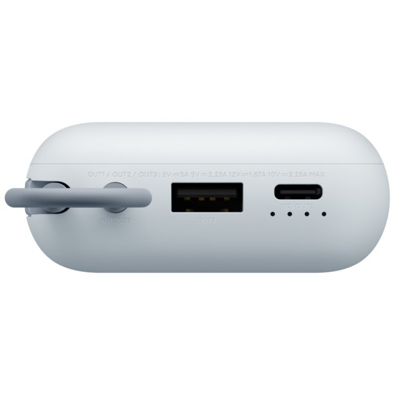 Xiaomi Power Bank 10000mAh (Integrated Cable) Ice Blue GL - obrázek č. 2