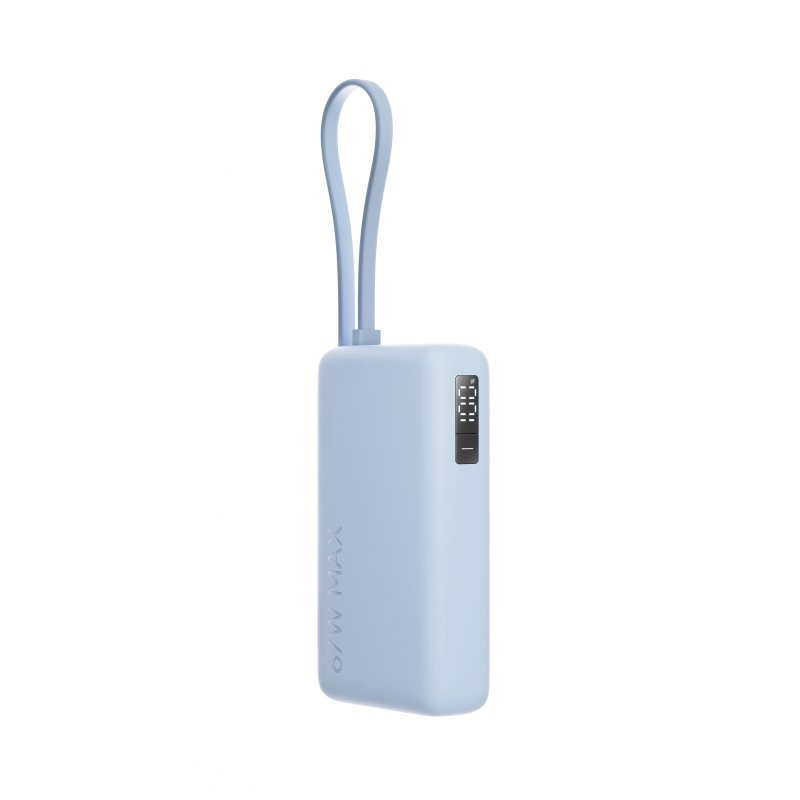 Xiaomi 67W Power Bank 10000 (Integrated Cable) Ice Blue - obrázek č. 1
