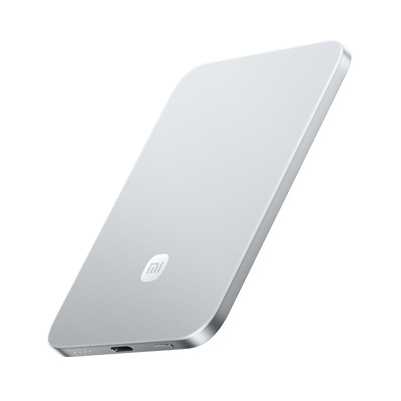 Xiaomi UltraThin Magnetic Power Bank 5000mAh 15W - Glacier Silver - obrázek produktu