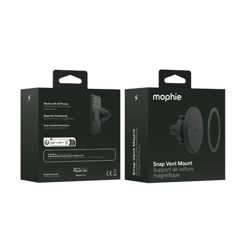 Mophie Snap držák - černý (nenabíjecí) - obrázek produktu