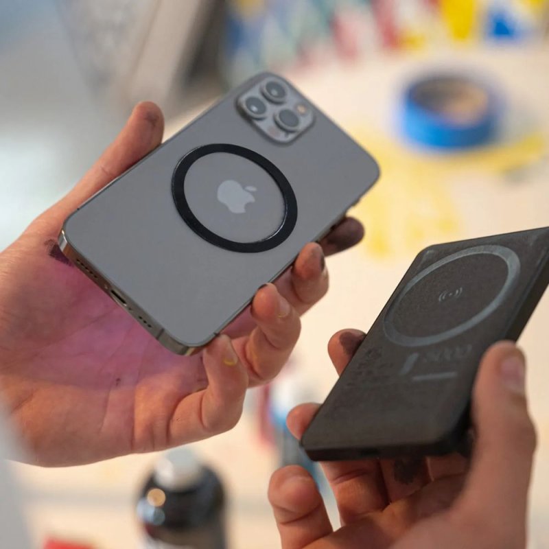 Mophie Snap adaptér (2x magnetický kruh) - černý - obrázek produktu