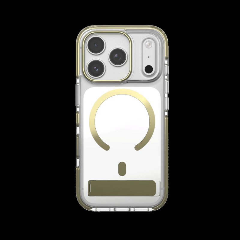 Case Santa Cruz Snap Kickstand Metallic with Camera Button Apple iPhone 18 Pro  /  17 Pro - Gold - obrázek č. 2