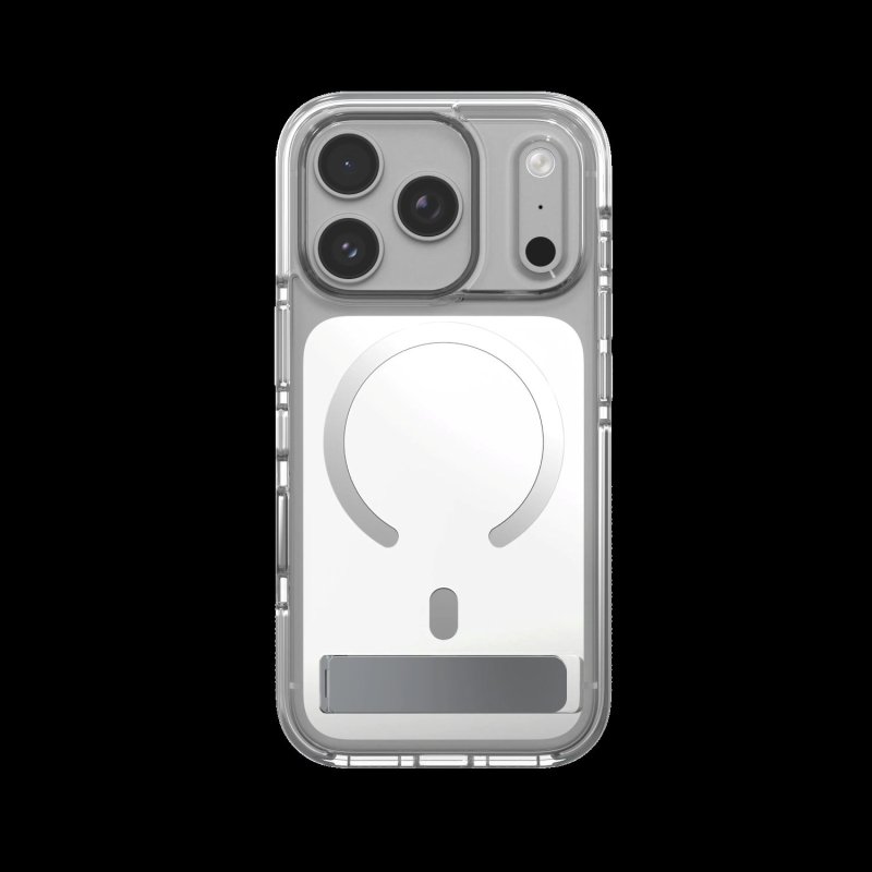 Case Santa Cruz Snap Kickstand Metallic with Camera Button Apple iPhone 18 Pro  /  17 Pro - Silver - obrázek č. 1