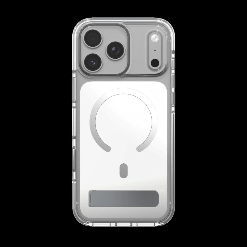 Case Santa Cruz Snap Kickstand Metallic with Camera Button Apple iPhone 18 Pro Max / 17 Pro Max Silver - obrázek č. 1