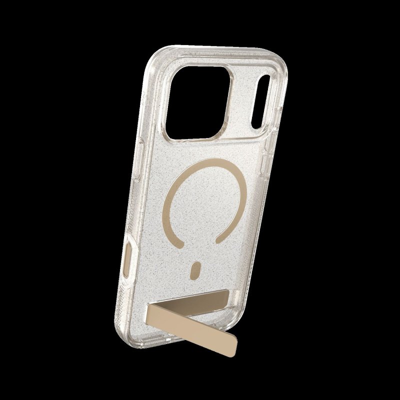 Case Milan Snap with Kickstand for Apple iPhone	18 Pro Max  /  17 Pro Max - Glitter Gold - obrázek č. 2