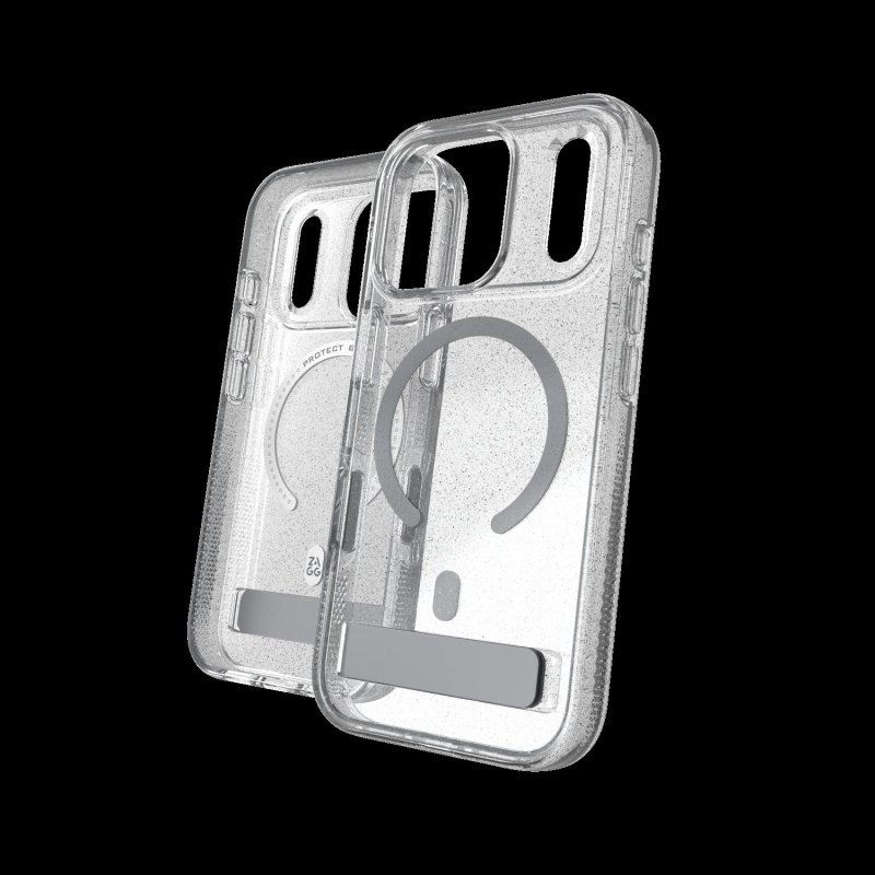 Case Milan Snap with Kickstand for Apple iPhone	18 Pro  /  17 Pro - Glitter Silver - obrázek produktu