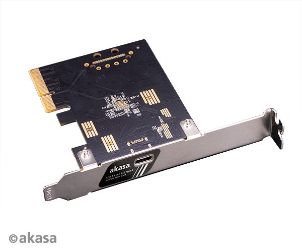 AKASA PCIe karta 1 x USB 3.2 Gen 2x2 Type-C - obrázek č. 1