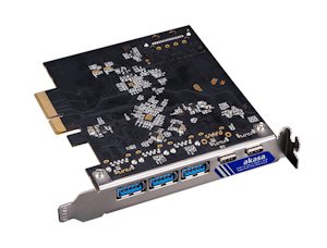 AKASA PCIe karta 2xUSB 3.2 Gen 2 Type-C a 3xType-A - obrázek č. 1