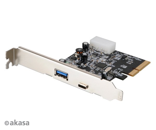 AKASA PCIex USB 3.1 karta - obrázek produktu