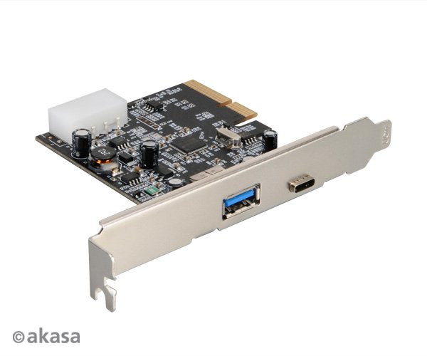 AKASA PCIex USB 3.1 karta - obrázek č. 1