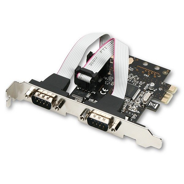 AXAGON PCEA-S2, PCIe adaptér - 2x sériový port (RS232), vč. LP - obrázek č. 1
