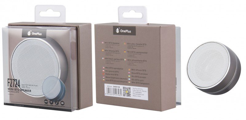 Bluetooth Mini Speaker PLUS F2724, šedý - obrázek produktu