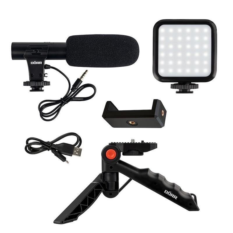 Doerr Vlogging Kit VL-5 Microphone videosvětlo pro SmartPhone - obrázek č. 5