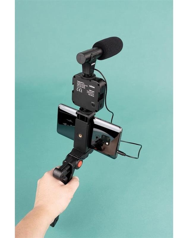 Doerr Vlogging Kit VL-5 Microphone videosvětlo pro SmartPhone - obrázek č. 3