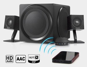 Speaker CREATIVE T4, 2.1, Bluetooth, black - obrázek č. 2