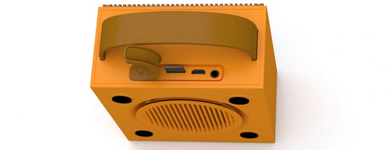 CREATIVE CHRONO Wireless speaker alarm clock,gold - obrázek č. 1