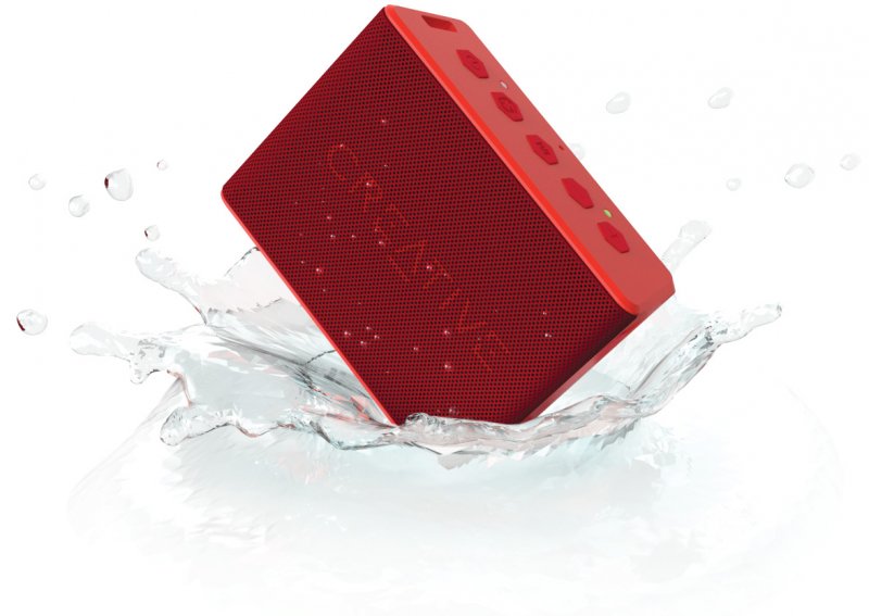 CREATIVE CHRONO Wireless speaker alarm clock,red - obrázek č. 1