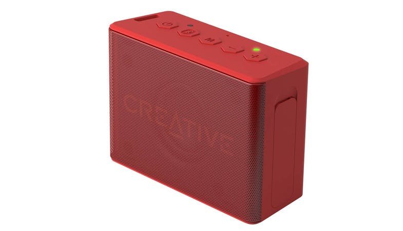 CREATIVE CHRONO Wireless speaker alarm clock,red - obrázek produktu