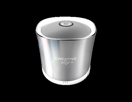 Speaker CREATIVE WOOF3, Bluetooth,winter chrome - obrázek produktu