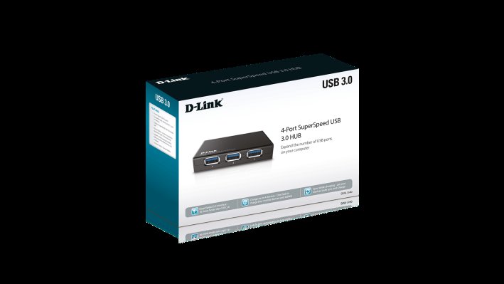 D-Link DUB-1340 4-Port Superspeed USB 3.0 HUB - obrázek č. 4