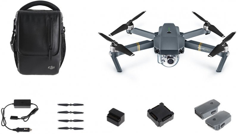 DJI kvadrokoptéra - dron, Mavic Pro Fly More Combo, 4K Full HD kamera - obrázek produktu