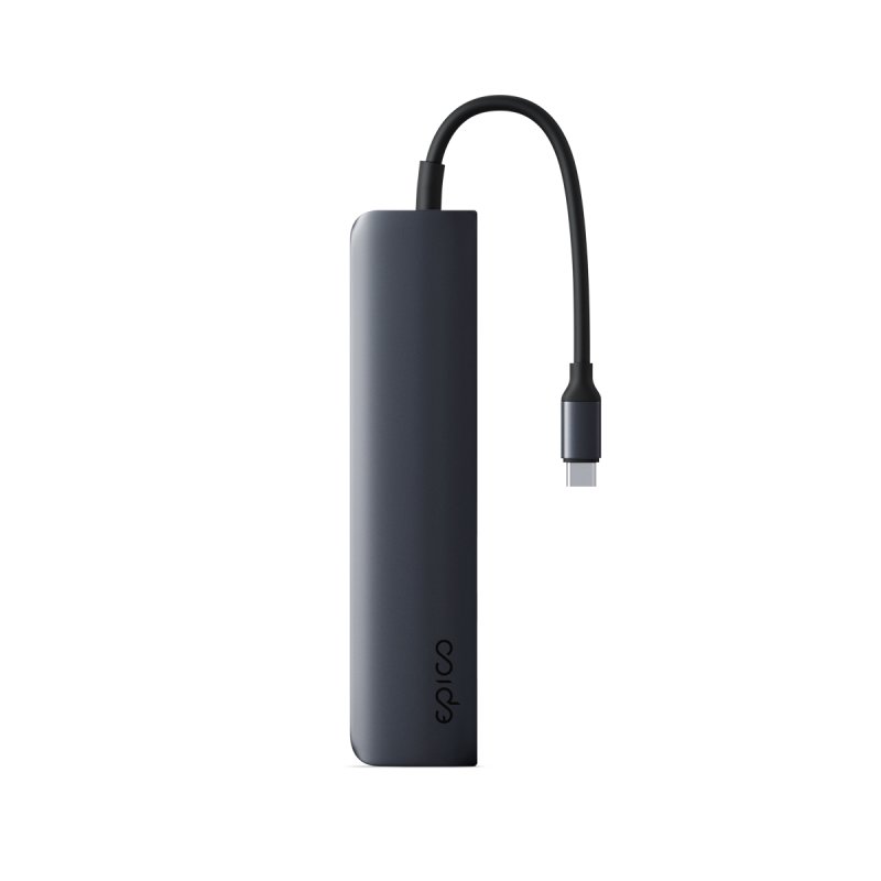 Epico 6v1 hliníkový USB-C 8K hub - inkoustová - obrázek č. 1