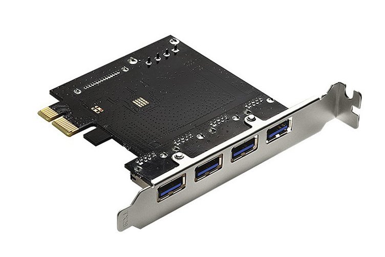 EVOLVEO 4x USB 3.2 Gen 1 PCIe, rozšiřující karta - obrázek č. 3