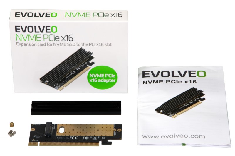EVOLVEO NVME PCIe x16, rozšiřující karta - obrázek č. 4
